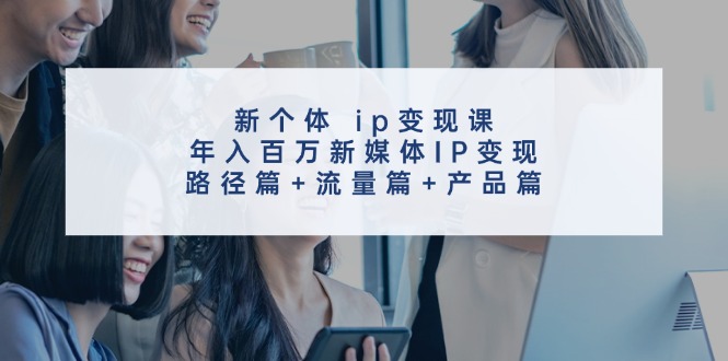 （11971期）新个体 ip变现课，年入百万新媒体IP变现，路径篇+流量篇+产品篇-木木创业基地项目网