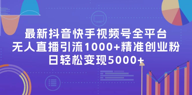 （11970期）最新抖音快手视频号全平台无人直播引流1000+精准创业粉，日轻松变现5000+-木木创业基地项目网