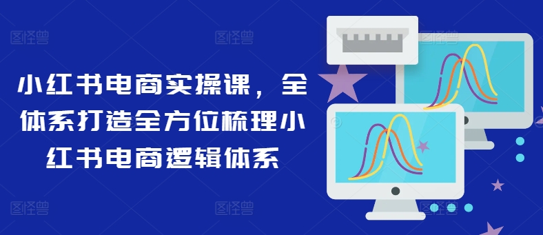 小红书电商实操课，全体系打造全方位梳理小红书电商逻辑体系-木木创业基地项目网