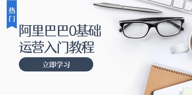 （13291期）阿里巴巴运营零基础入门教程：涵盖开店、运营、推广，快速成为电商高手-木木创业基地项目网