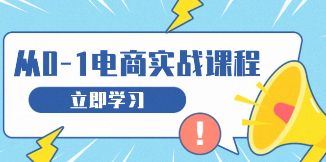 （13594期）从零做电商实战课程，教你如何获取访客、选品布局，搭建基础运营团队-木木创业基地项目网