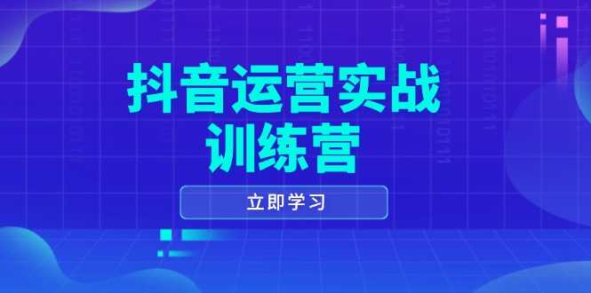 （14057期）抖音运营实战训练营，0-1打造短视频爆款，涵盖拍摄剪辑、运营推广等全过程-木木创业基地项目网