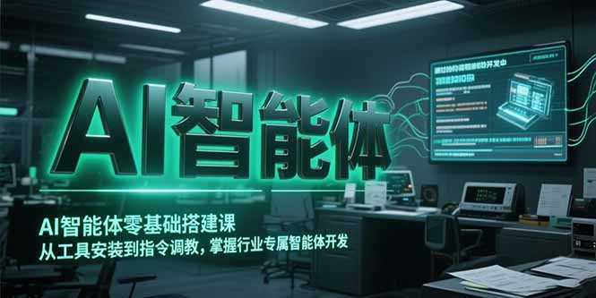 （15257期）AI智能体零基础搭建课，从工具安装到指令调教，掌握行业专属智能体开发…-木木创业基地项目网